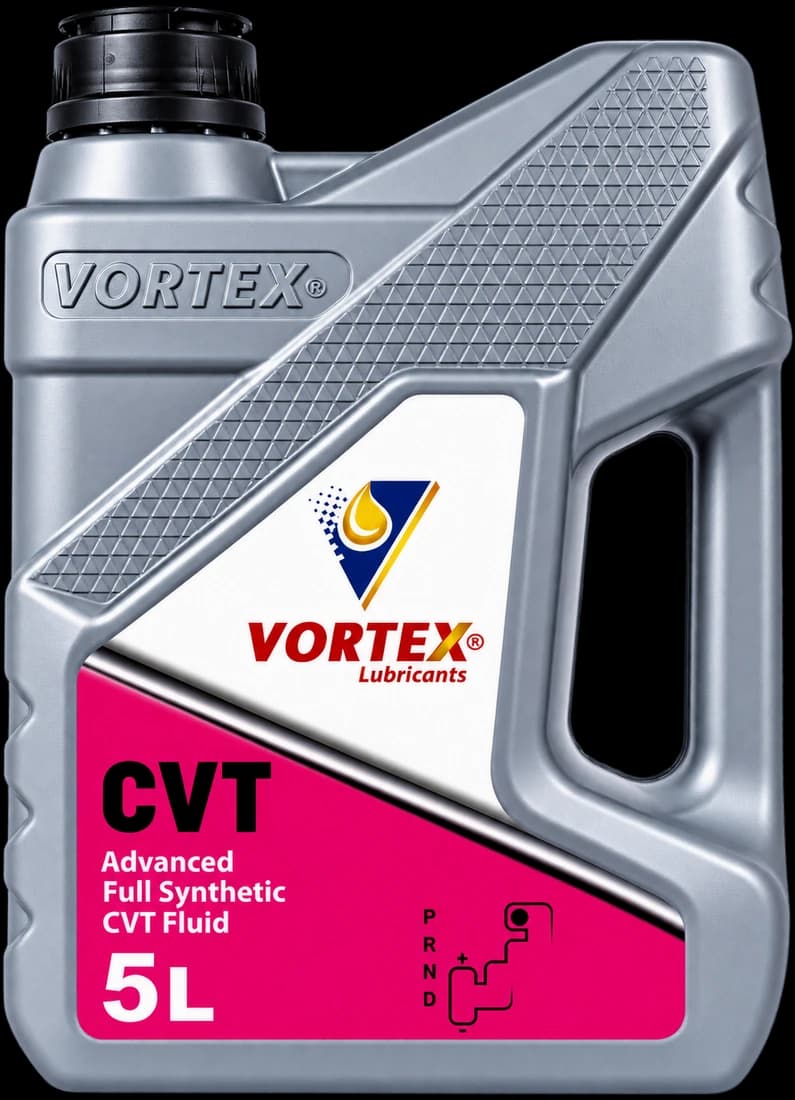 VORTEX CVT advanced full synthetic continuously variable transmission fluid in a five litre pack