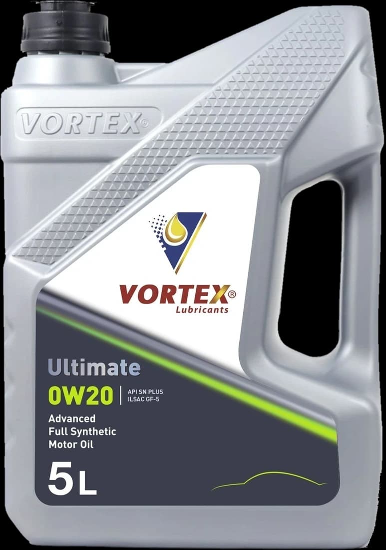 VORTEX Ultimate 0W-20 passenger car motor oil, five litre pack